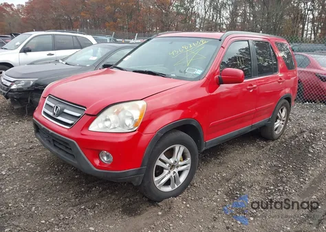 2005 Honda Cr-V Ex из США, поврежденный, VIN SHSRD78855U329292